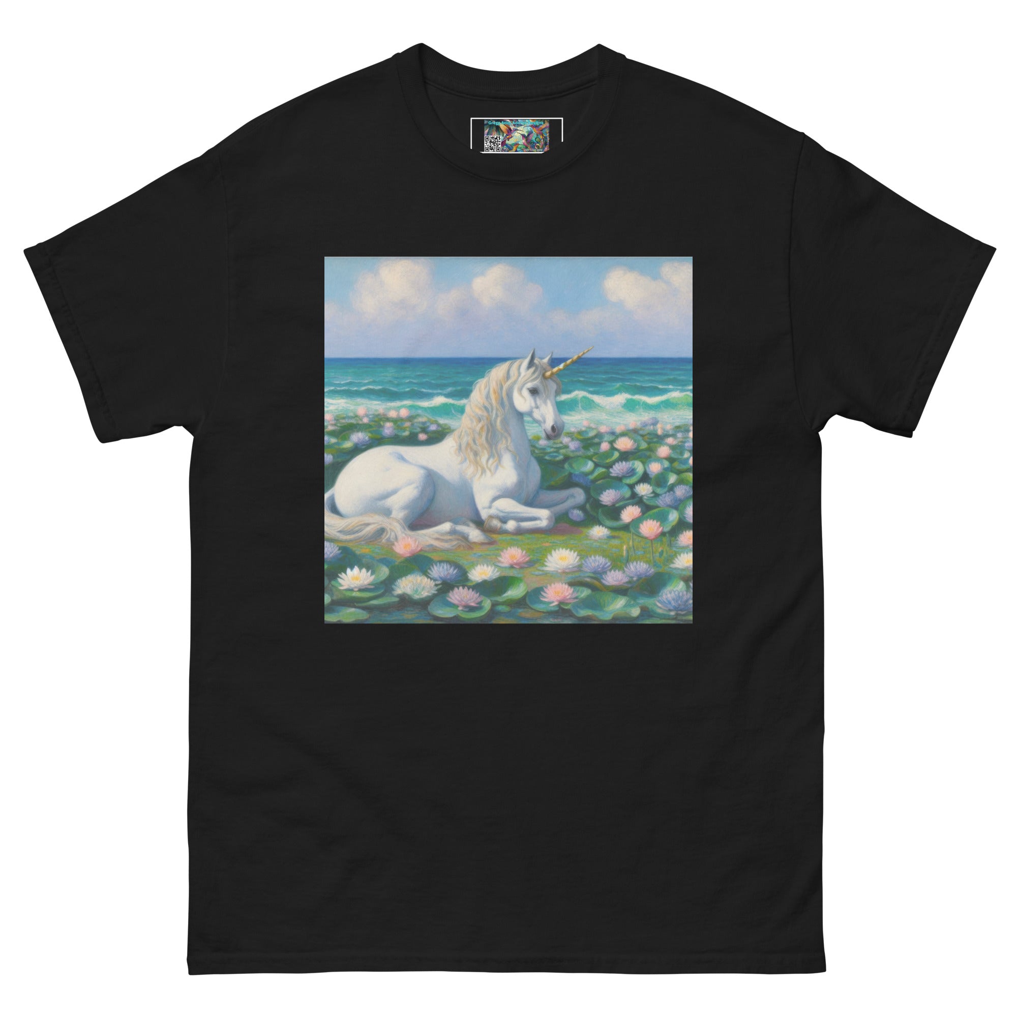 Unicorn by the Sea Unisex classic tee by Gregg Acini Adoree Designs - Gregg Acini Adoree Designs - Tee Shirt