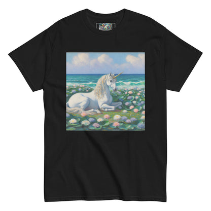 Unicorn by the Sea Unisex classic tee by Gregg Acini Adoree Designs - Gregg Acini Adoree Designs - Tee Shirt