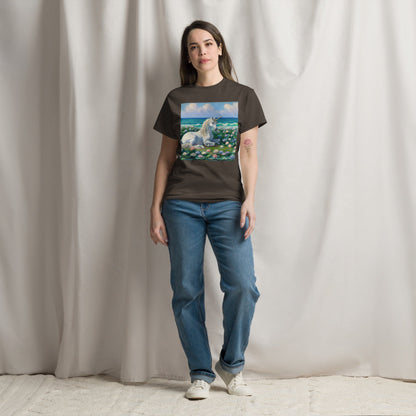 Unicorn by the Sea Unisex classic tee by Gregg Acini Adoree Designs - Gregg Acini Adoree Designs - Tee Shirt