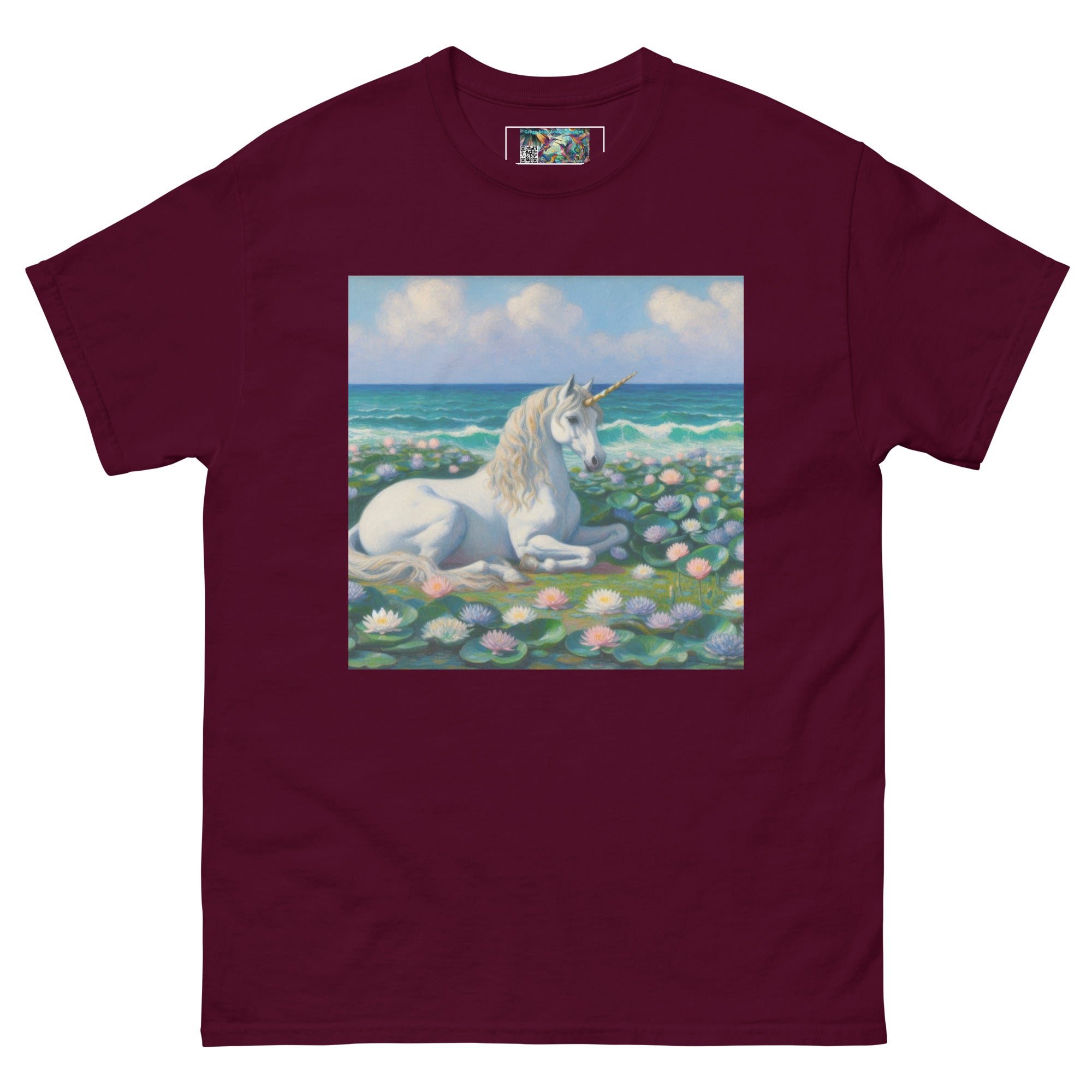 Unicorn by the Sea Unisex classic tee by Gregg Acini Adoree Designs - Gregg Acini Adoree Designs - Tee Shirt