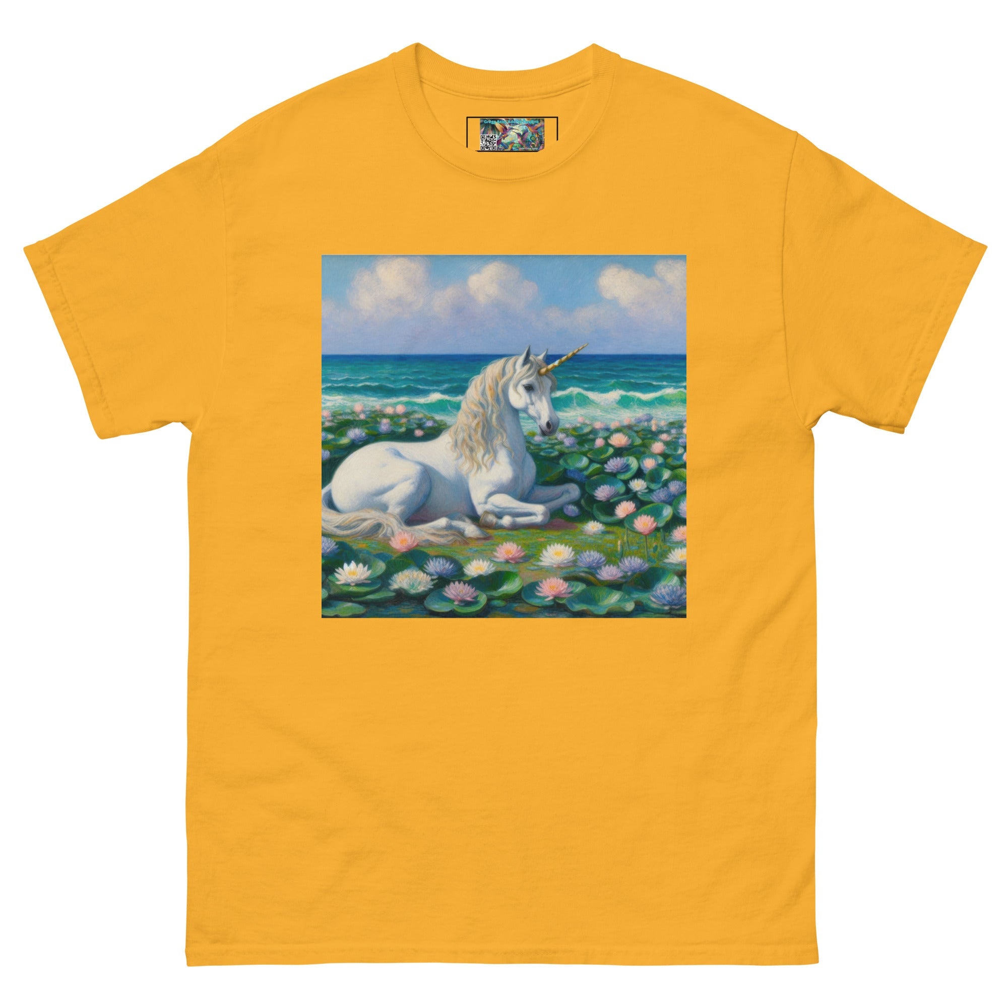 Unicorn by the Sea Unisex classic tee by Gregg Acini Adoree Designs - Gregg Acini Adoree Designs - Tee Shirt
