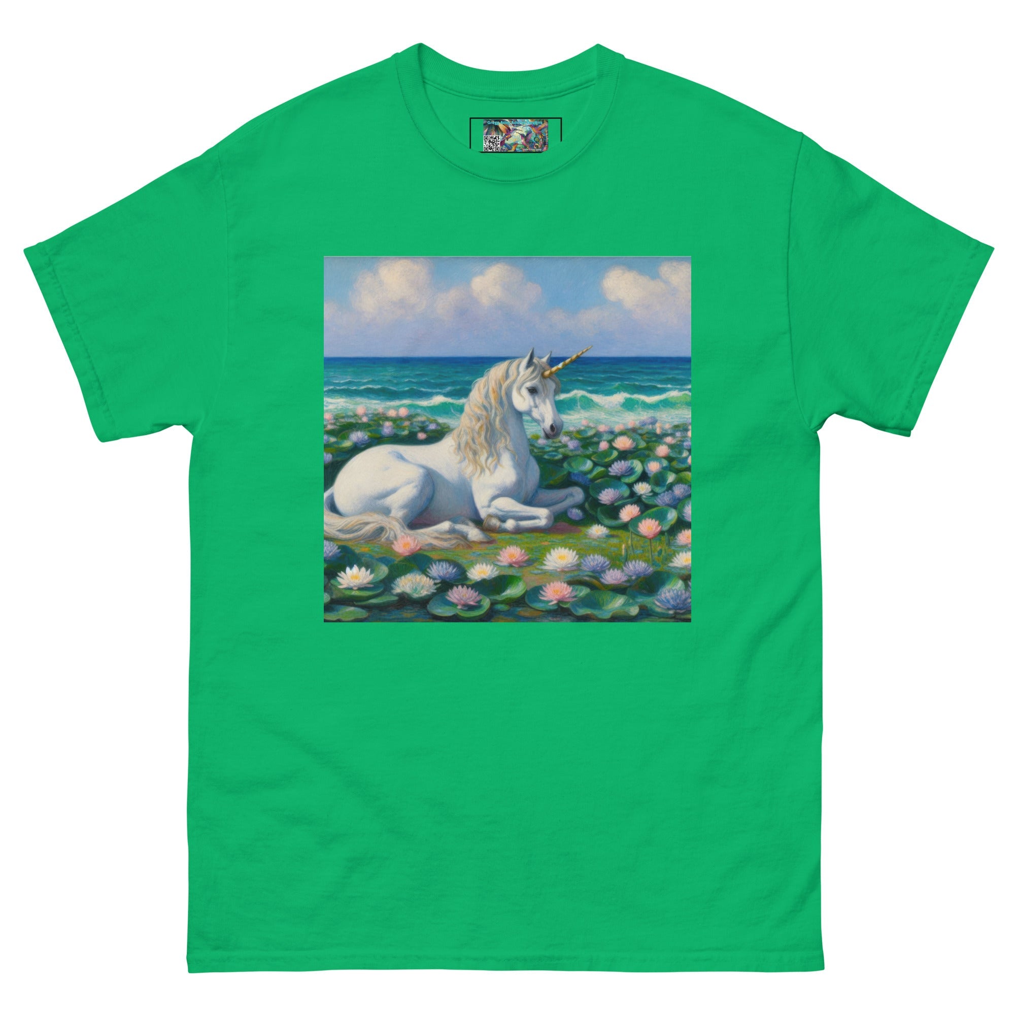 Unicorn by the Sea Unisex classic tee by Gregg Acini Adoree Designs - Gregg Acini Adoree Designs - Tee Shirt