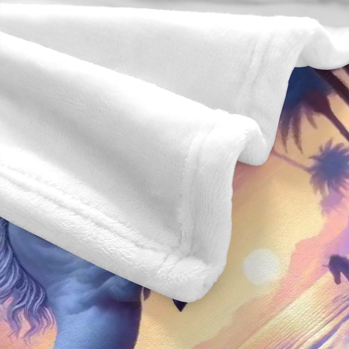 Unicorn Fantasy 300 GSM Flannel Throw Blanket (Made in USA) - Gregg Acini Adoree Designs - Blanket