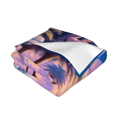 Unicorn Fantasy Flannel Throw Blanket - Gregg Acini Adoree Designs - Blanket