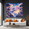 Unicorn Fantasy Lightweight Wall Tapestry (Fabric Wall Hanging - USA) - Gregg Acini Adoree Designs - Wall Coverings