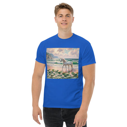 Unicorn near the Ocean Unisex classic tee by Gregg Acini Adoree Designs - Gregg Acini Adoree Designs - Tank Top