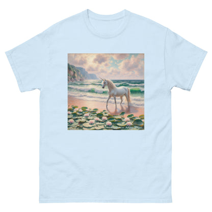 Unicorn near the Ocean Unisex classic tee by Gregg Acini Adoree Designs - Gregg Acini Adoree Designs - Tank Top