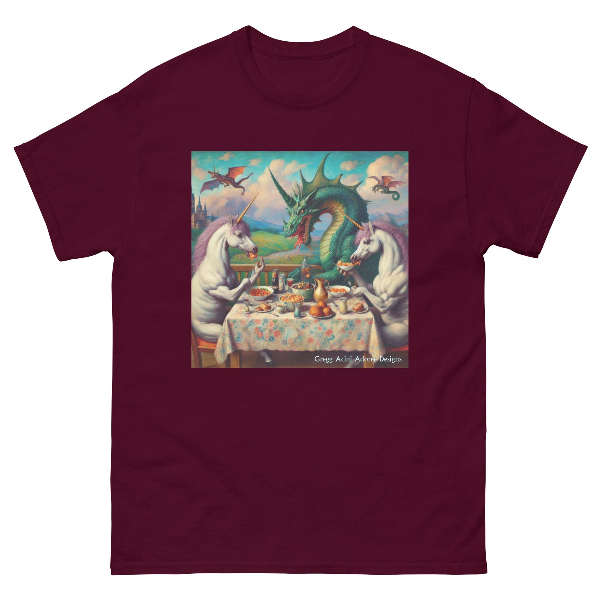 Unidragon1 Unisex classic tee by Gregg Acini Adoree Designs - Gregg Acini Adoree Designs - Tee Shirt