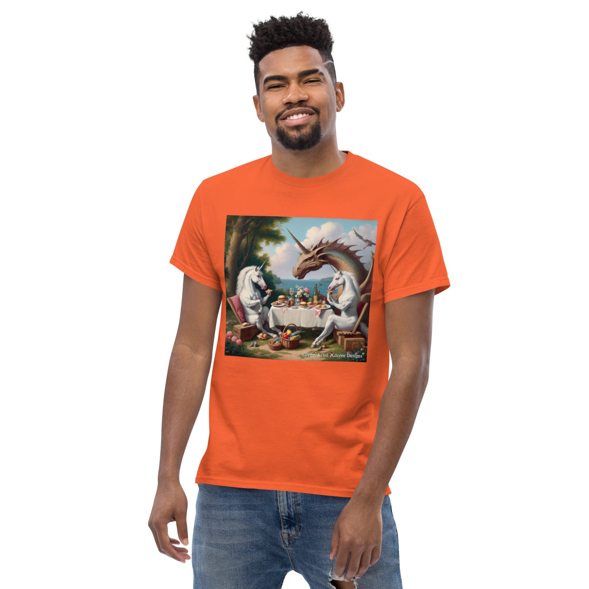 Unidragon2 Unisex classic tee by Gregg Acini Adoree Designs - Gregg Acini Adoree Designs - Tee Shirt