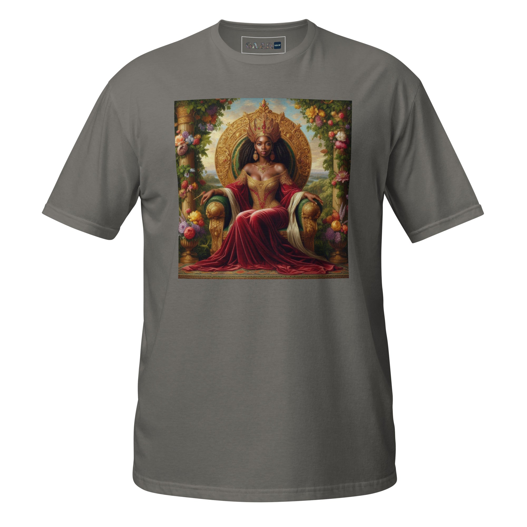 The Enthroned Queen Unisex T-Shirt | Baroque Portrait Art Tee