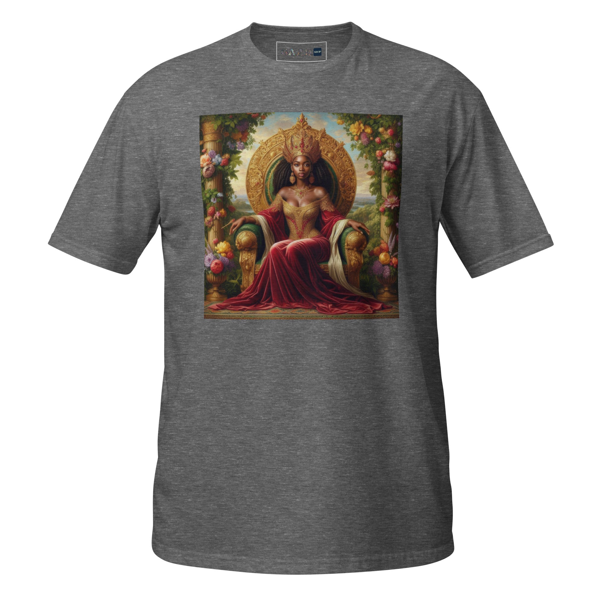 The Enthroned Queen Unisex T-Shirt | Baroque Portrait Art Tee