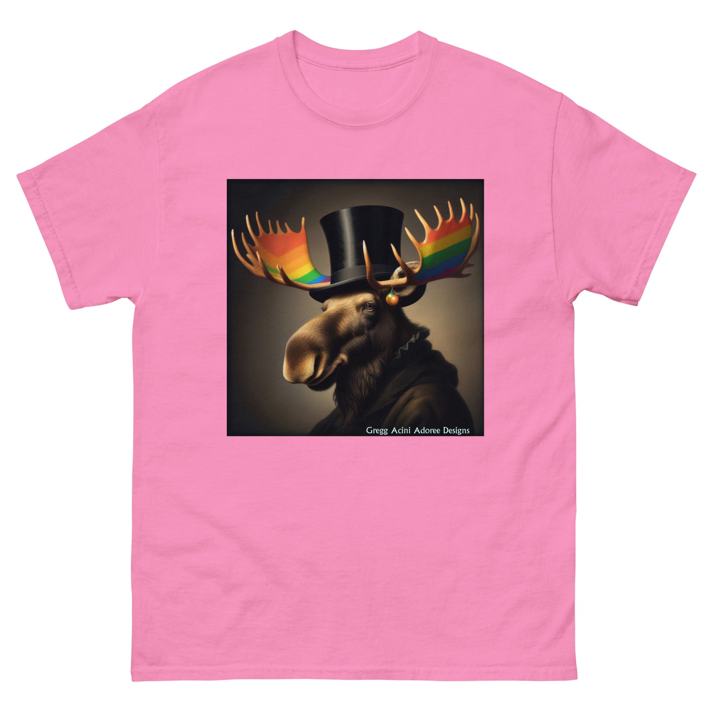 Proud Remby Moose Unisex classic tee by Gregg Acini Adoree Designs