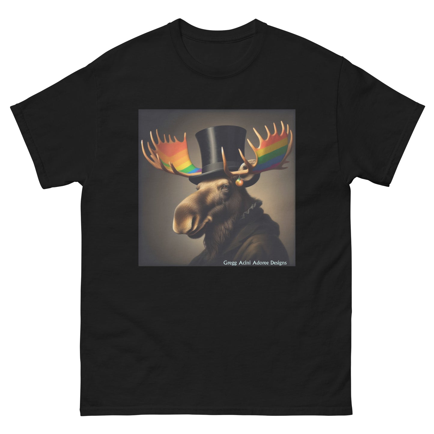 Proud Remby Moose Unisex classic tee by Gregg Acini Adoree Designs