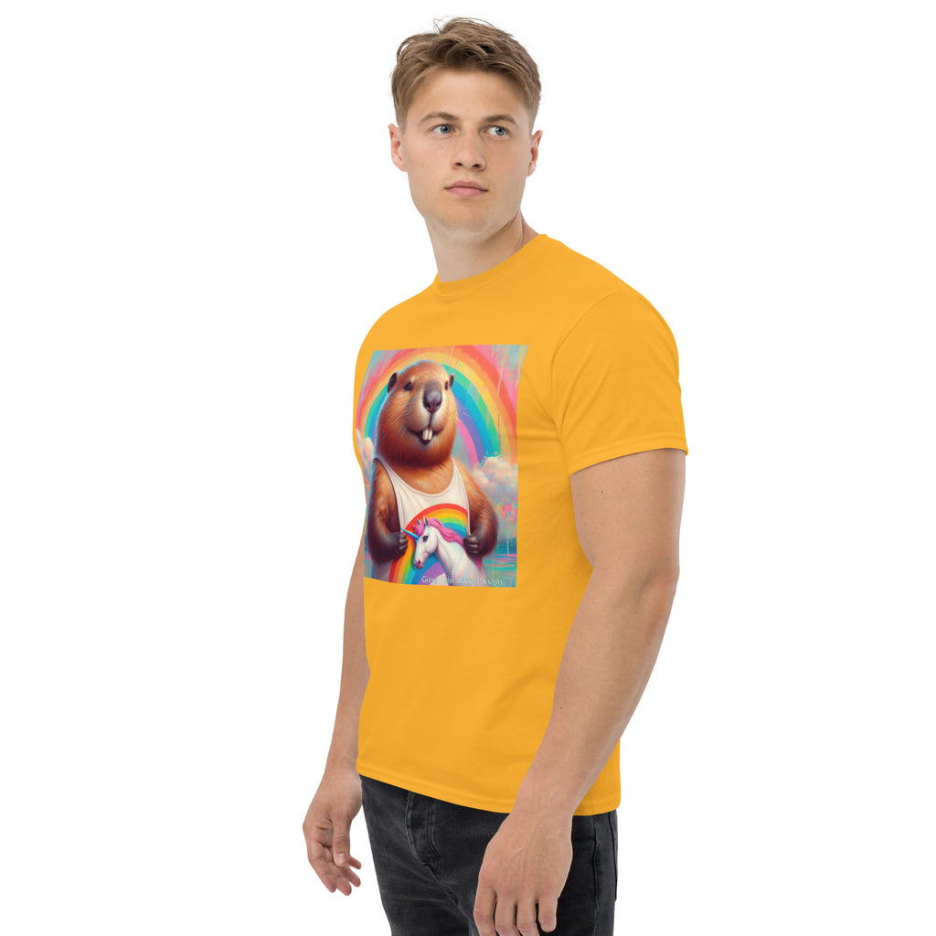 Proud Beaver1 Unisex classic tee by Gregg Acini Adoree Designs