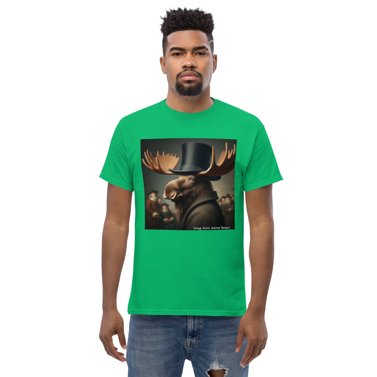 Remby Moose Unisex classic tee by Gregg Acini Adoree Designs