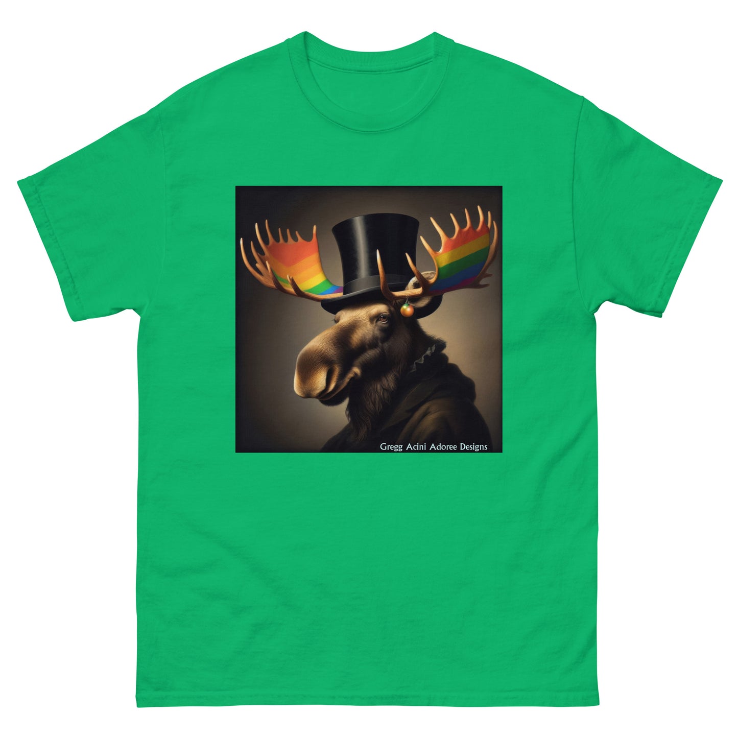 Proud Remby Moose Unisex classic tee by Gregg Acini Adoree Designs