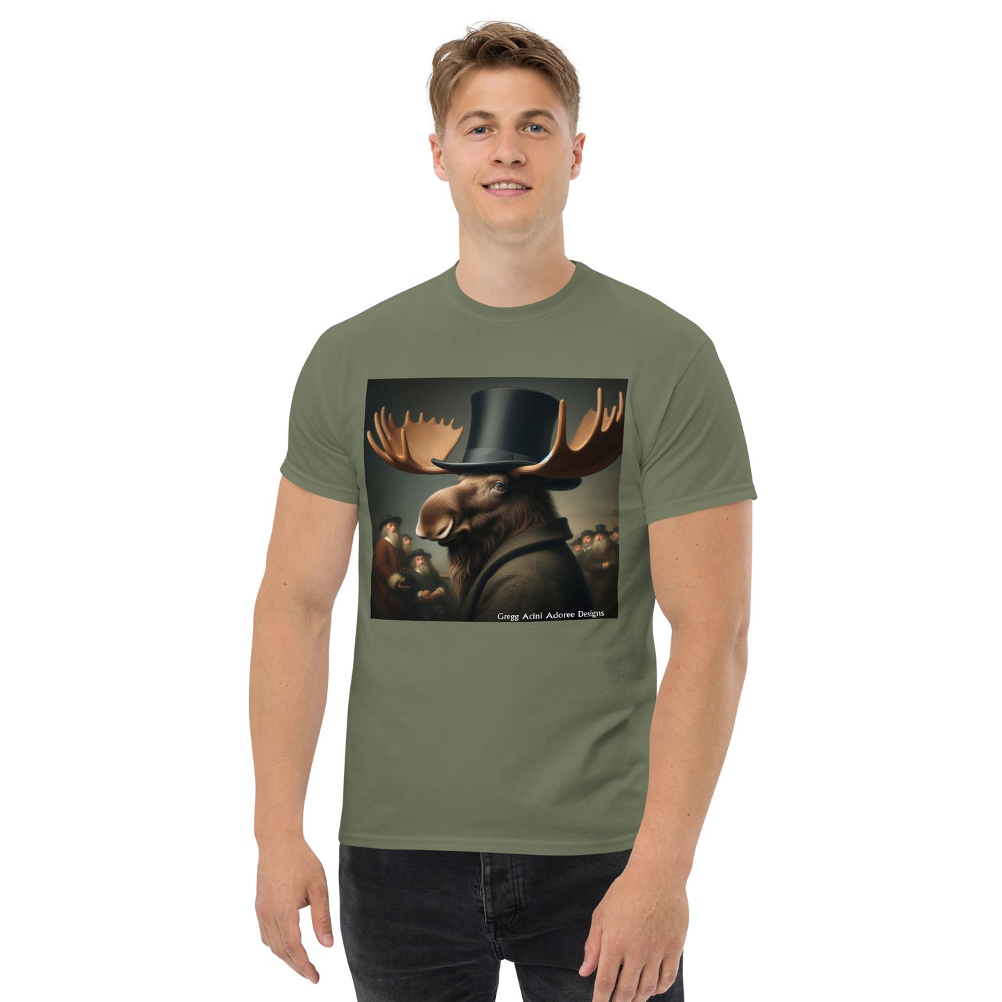 Remby Moose Unisex classic tee by Gregg Acini Adoree Designs