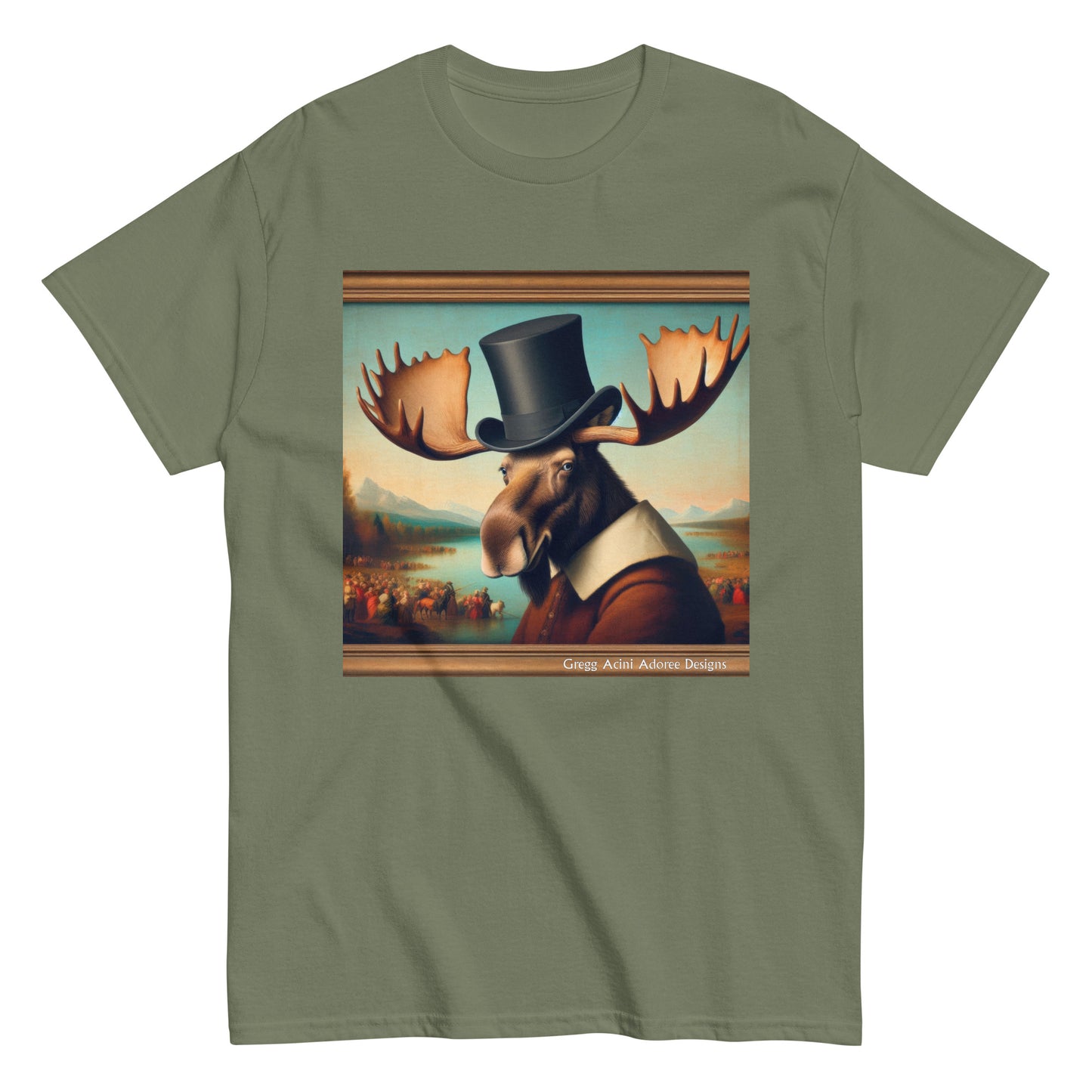 Lakeside Remby Moose Unisex classic tee by Gregg Acini Adoree