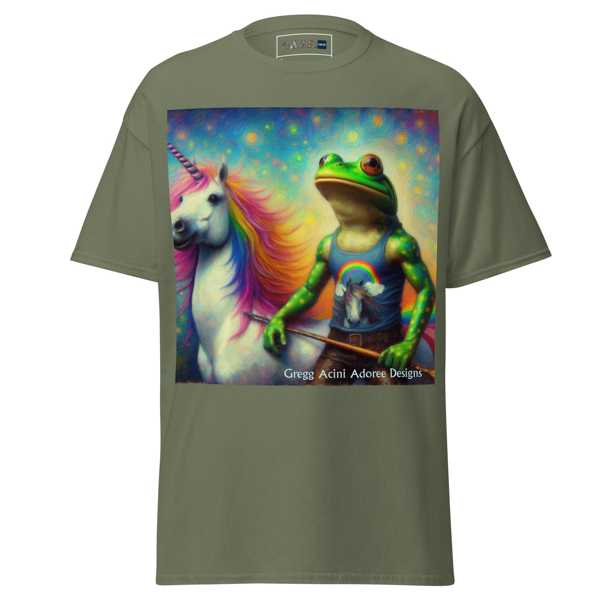 Proud Ally Frog and Unicorn Unisex classic tee