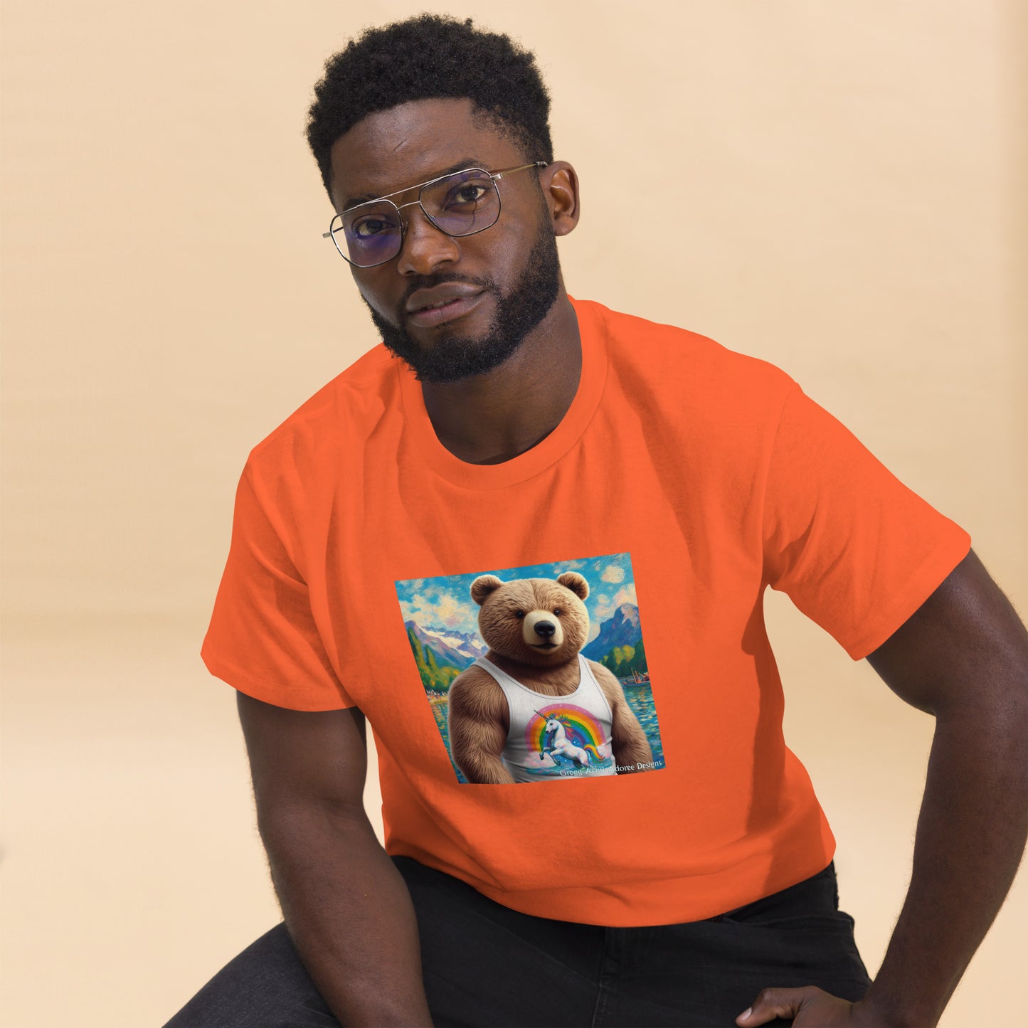 Proud Bear1 Unisex classic tee by Gregg Acini Adoree Designs