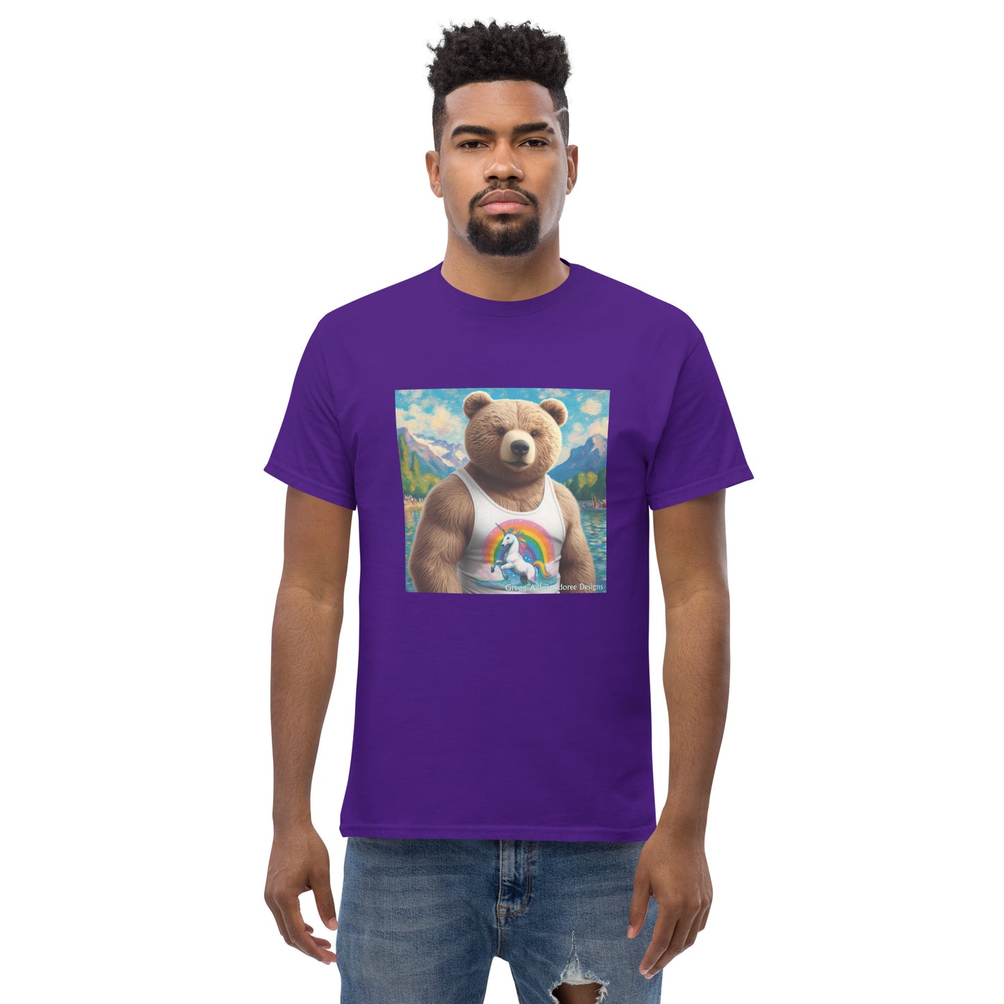 Proud Bear1 Unisex classic tee by Gregg Acini Adoree Designs