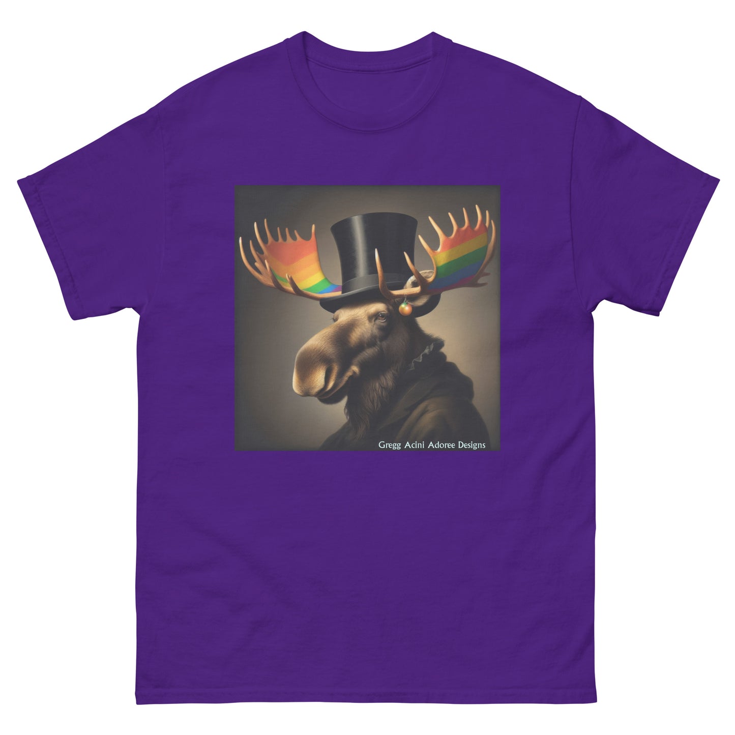 Proud Remby Moose Unisex classic tee by Gregg Acini Adoree Designs