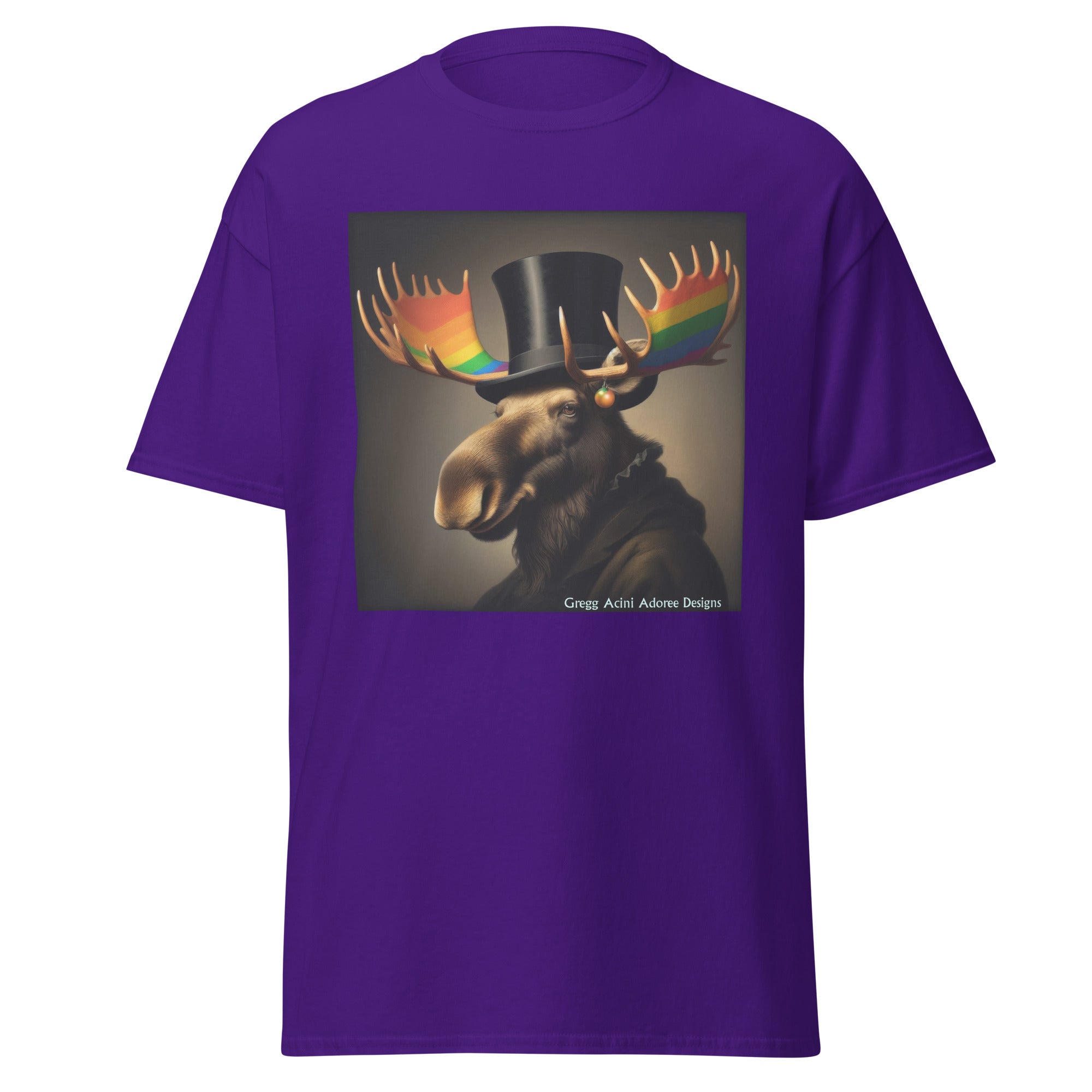 Proud Remby Moose Unisex classic tee by Gregg Acini Adoree Designs
