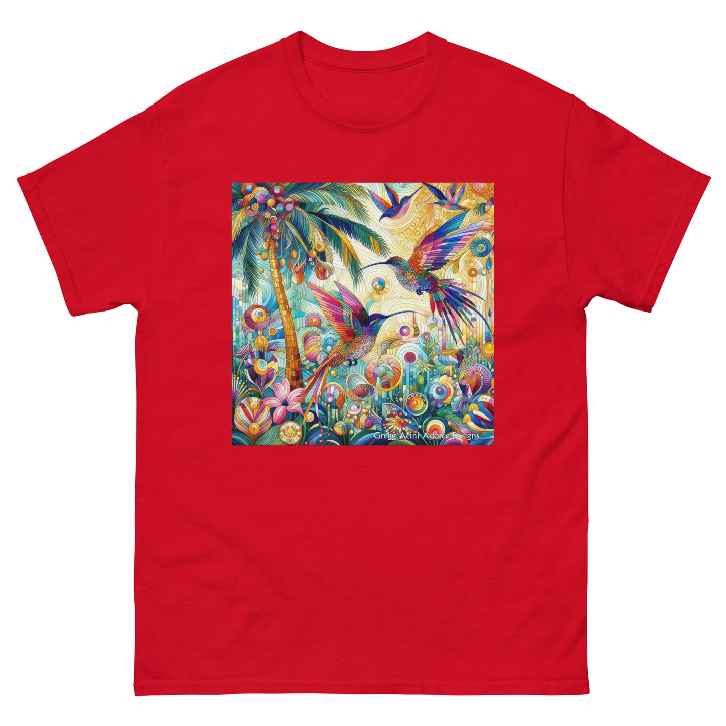 Tropical Hummingbirds Unisex classic tee by Gregg Acini Adoree Designs