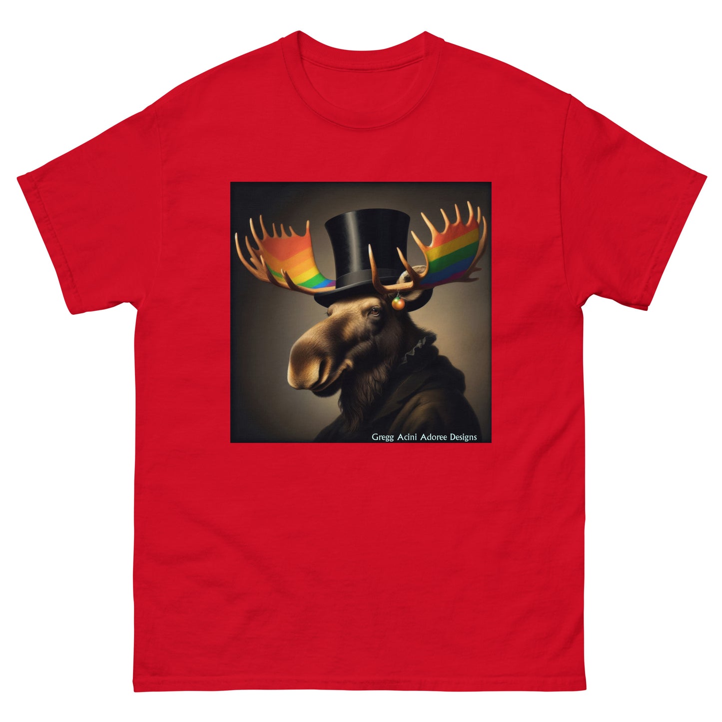 Proud Remby Moose Unisex classic tee by Gregg Acini Adoree Designs