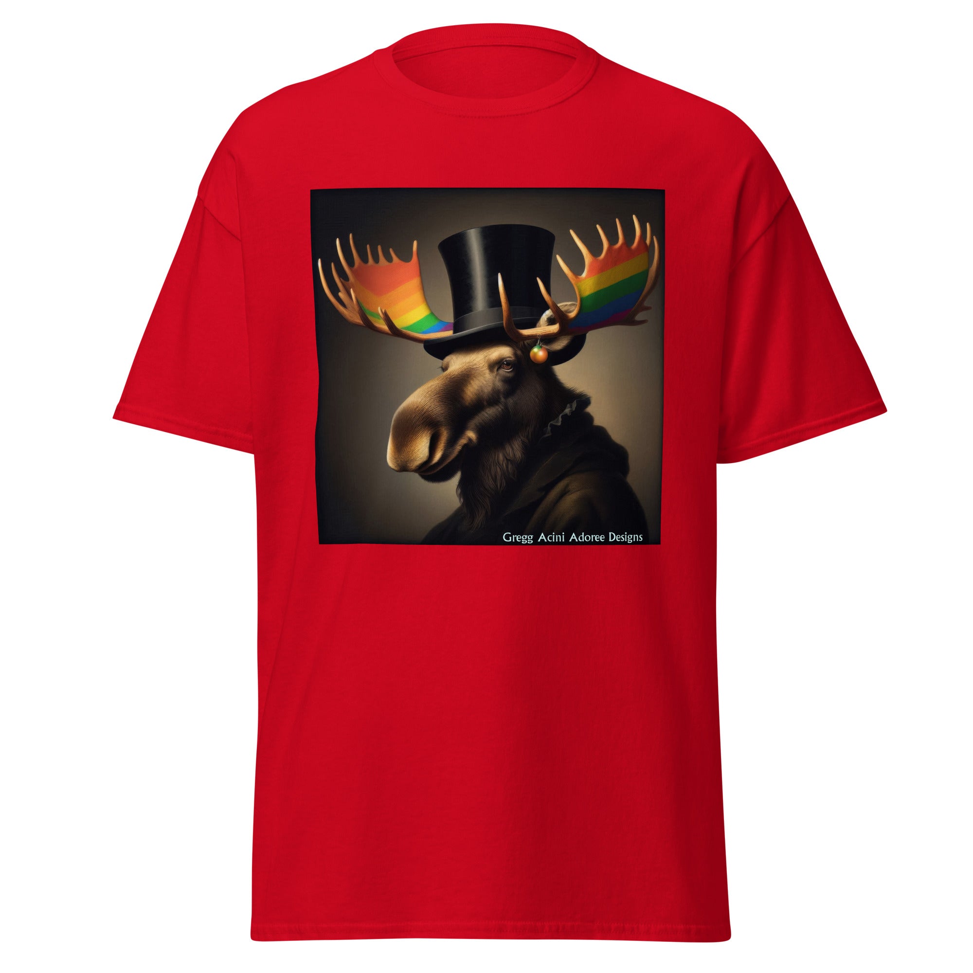 Proud Remby Moose Unisex classic tee by Gregg Acini Adoree Designs