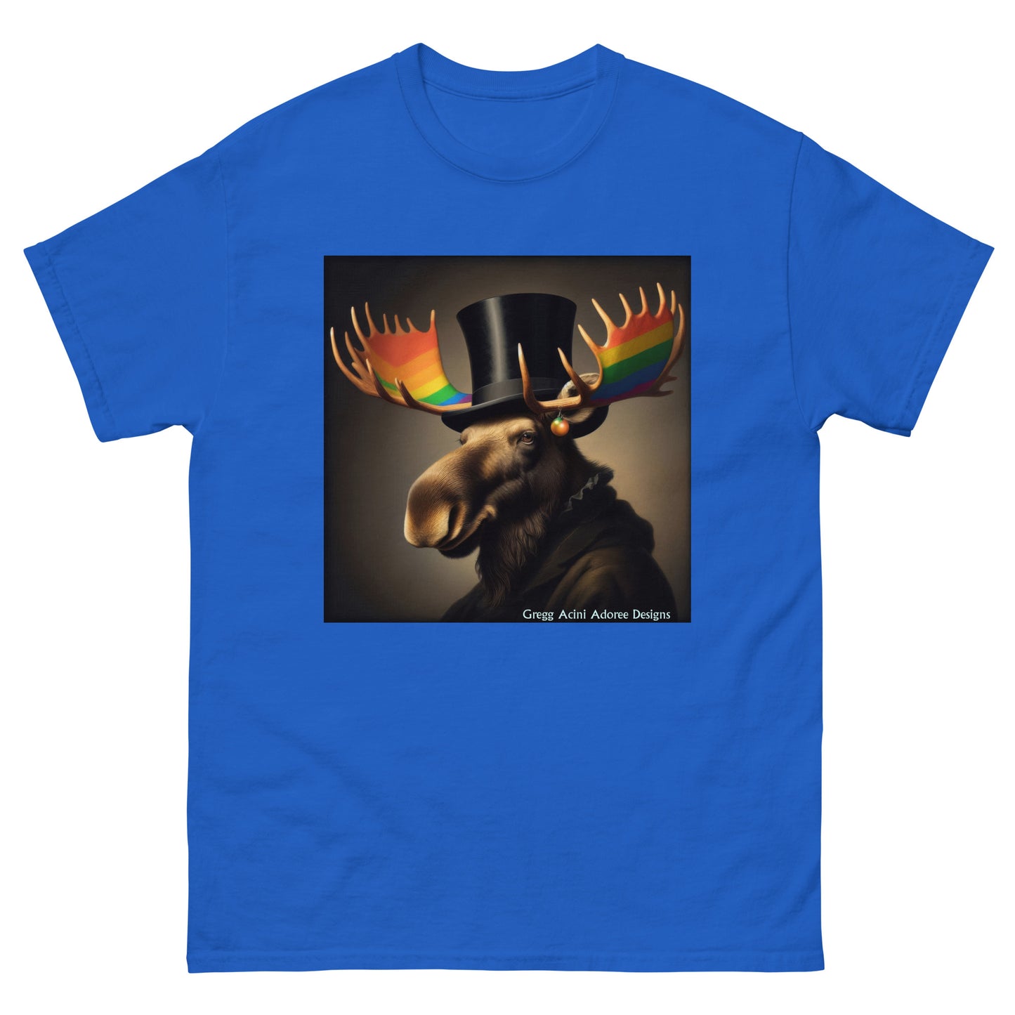 Proud Remby Moose Unisex classic tee by Gregg Acini Adoree Designs