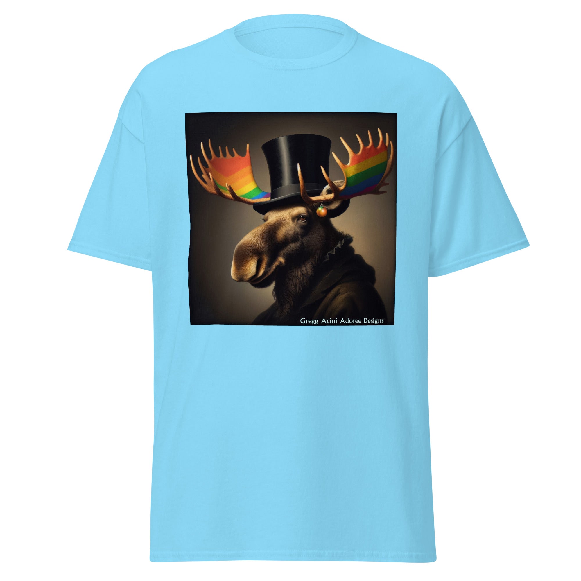 Proud Remby Moose Unisex classic tee by Gregg Acini Adoree Designs