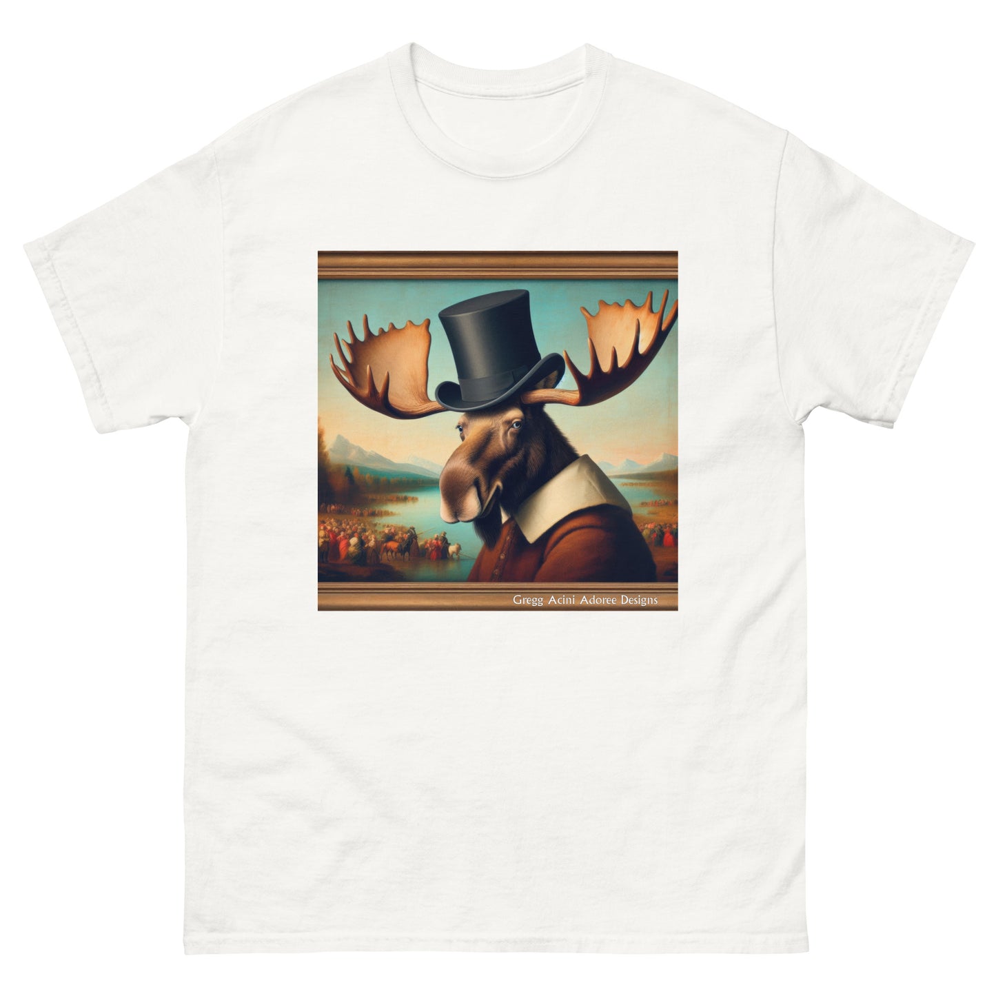 Lakeside Remby Moose Unisex classic tee by Gregg Acini Adoree