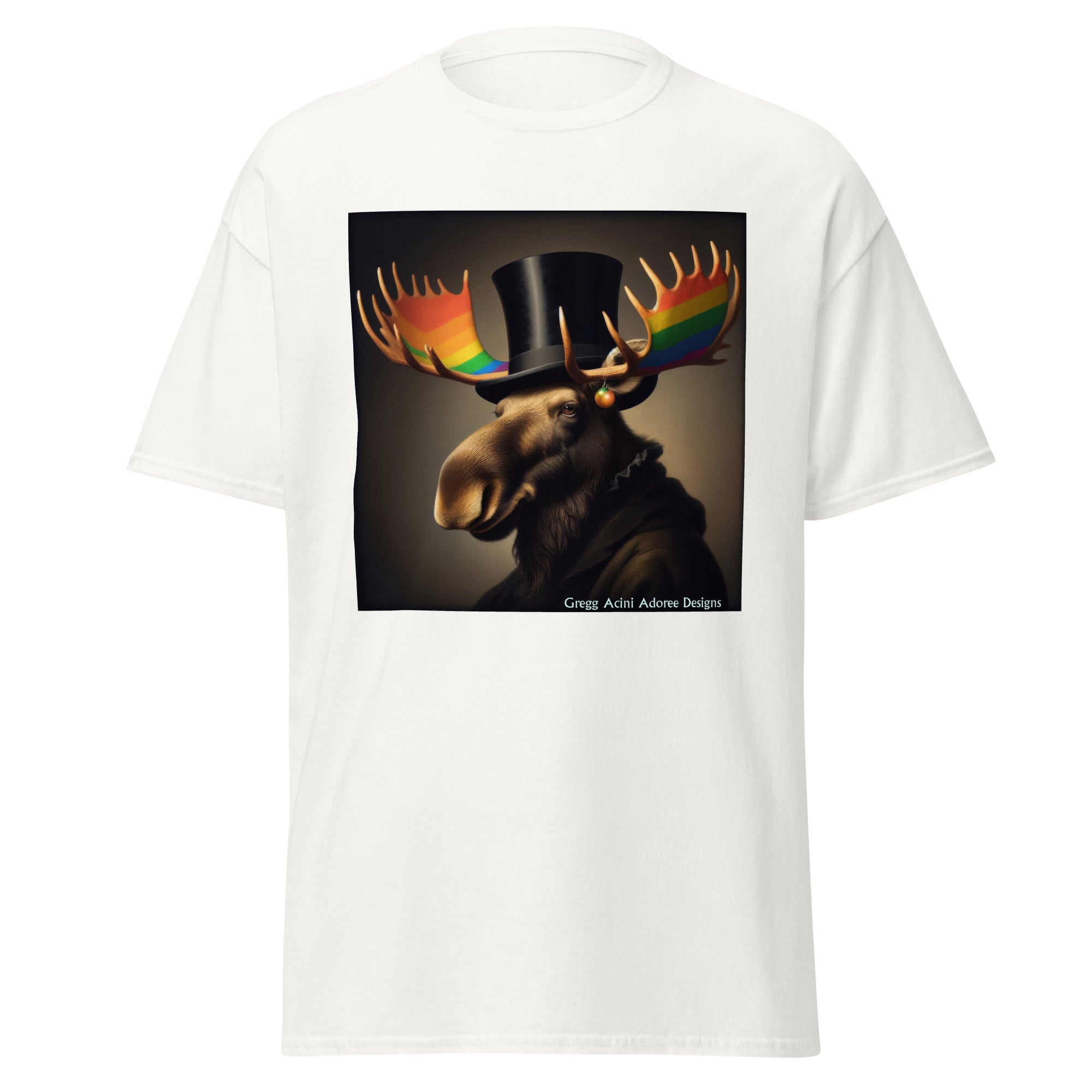 Proud Remby Moose Unisex classic tee by Gregg Acini Adoree Designs