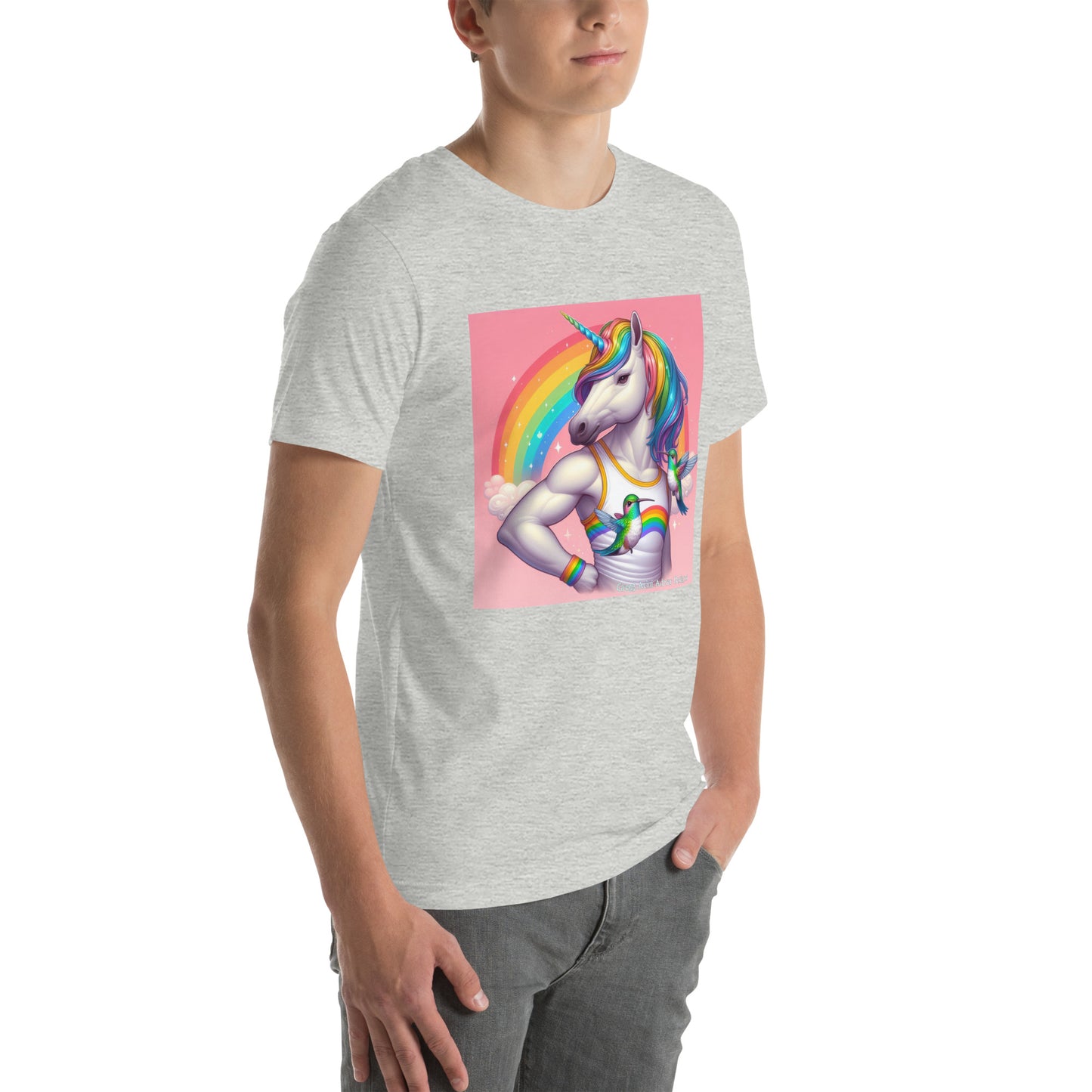 Fabulous Unicorn Unisex t-shirt by Gregg Acini Adoree Designs