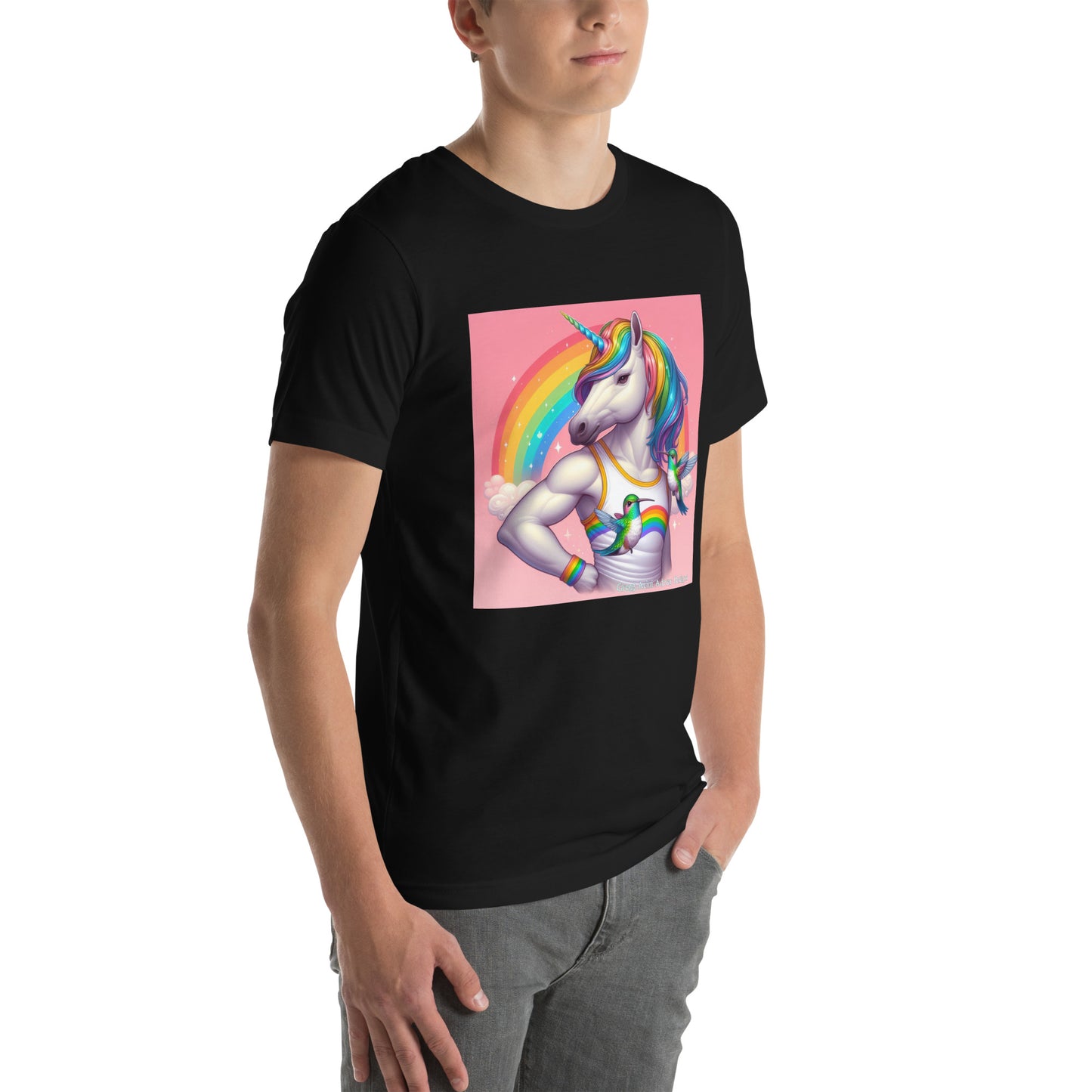 Fabulous Unicorn Unisex t-shirt by Gregg Acini Adoree Designs