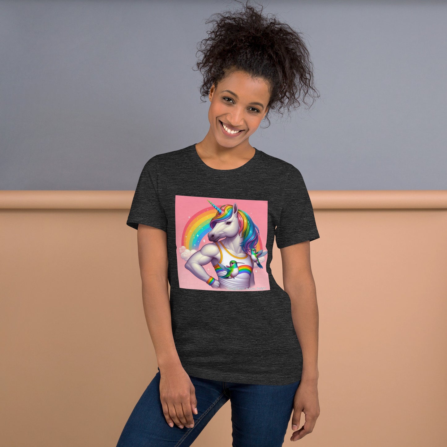 Fabulous Unicorn Unisex t-shirt by Gregg Acini Adoree Designs