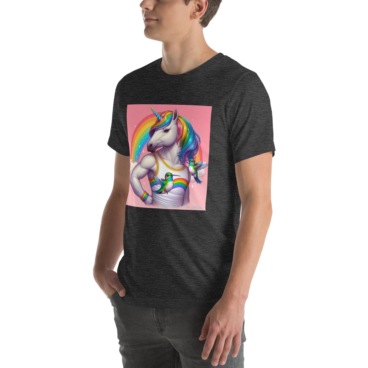 Fabulous Unicorn Unisex t-shirt by Gregg Acini Adoree Designs