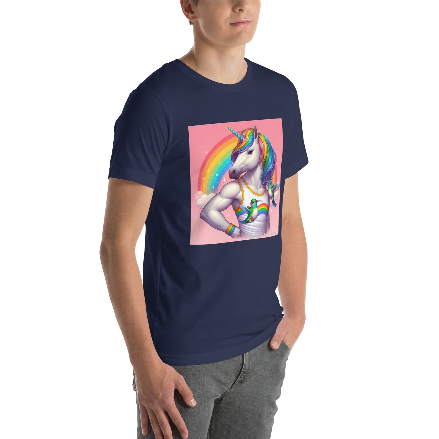 Fabulous Unicorn Unisex t-shirt by Gregg Acini Adoree Designs