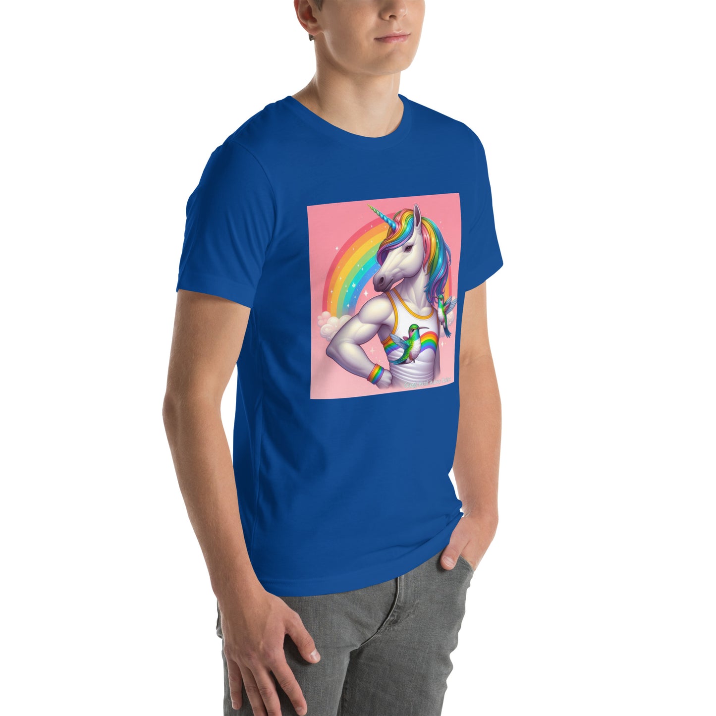 Fabulous Unicorn Unisex t-shirt by Gregg Acini Adoree Designs