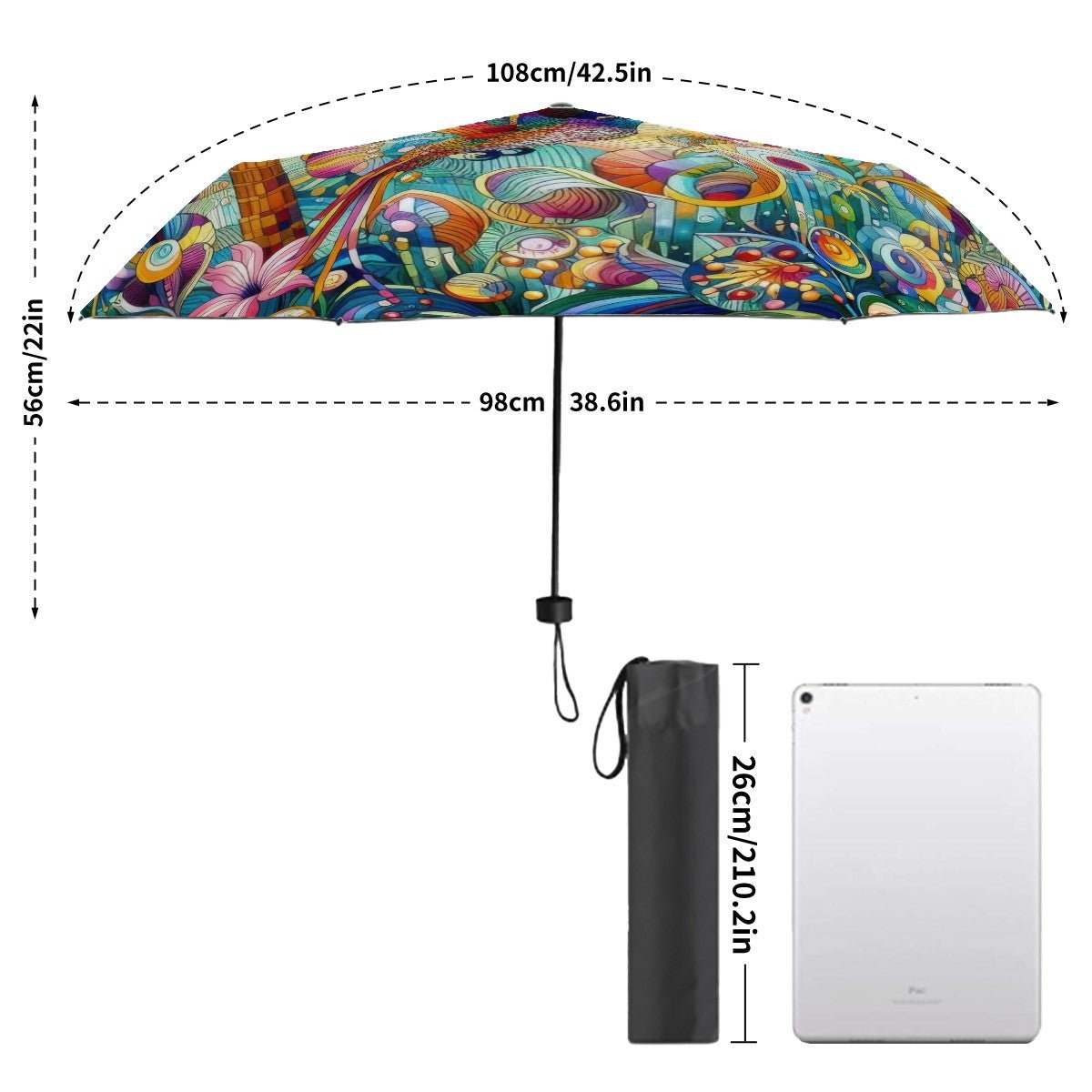 UV Protection Umbrella - Gregg Acini Adoree Designs - Umbrella
