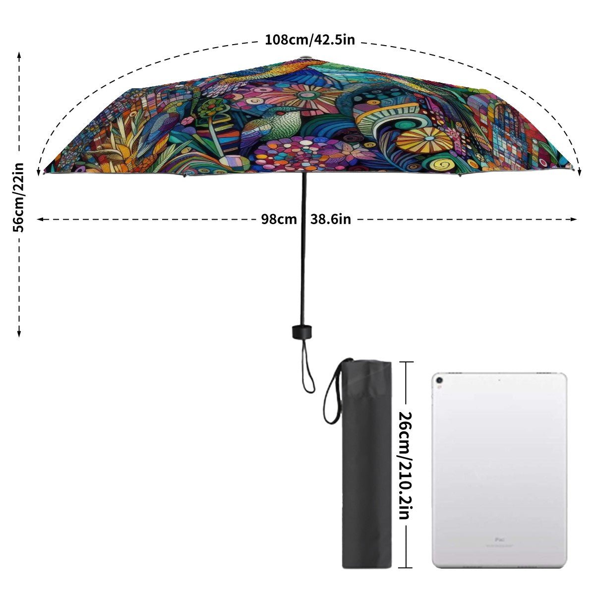 UV Protection Umbrella - Gregg Acini Adoree Designs - Umbrella