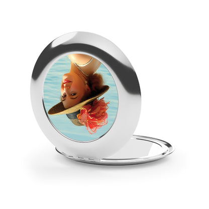 Vintage Travel Mirror with Paige by the Lake Design by Gregg Acini Adoree Designs - Gregg Acini Adoree Designs - Accessories