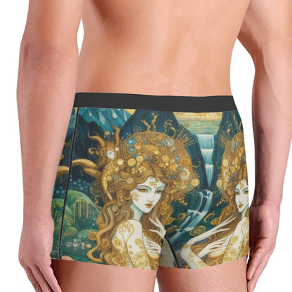Water Nymph Boxer Briefs - Gregg Acini Adoree Designs - Underwear