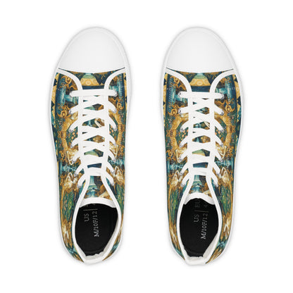 Water Nymphs Artistic High Top Sneakers by Gregg Acini Adoree Designs - Gregg Acini Adoree Designs - Shoes