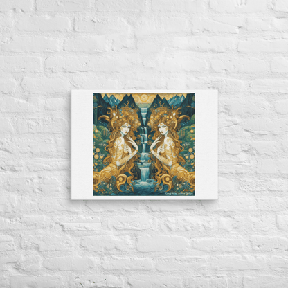 Water Nymphs Canvas by Gregg Acini Adoree Designs - Gregg Acini Adoree Designs - Art