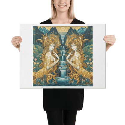 Water Nymphs Canvas by Gregg Acini Adoree Designs - Gregg Acini Adoree Designs - Art
