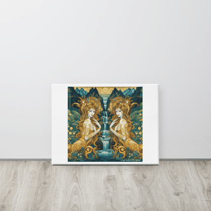 Water Nymphs Canvas by Gregg Acini Adoree Designs - Gregg Acini Adoree Designs - Art