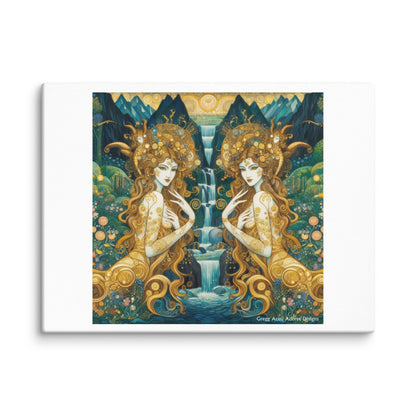 Water Nymphs Canvas by Gregg Acini Adoree Designs - Gregg Acini Adoree Designs - Art