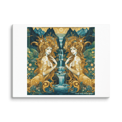 Water Nymphs Canvas by Gregg Acini Adoree Designs - Gregg Acini Adoree Designs - Art